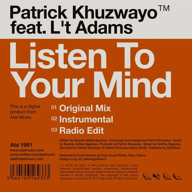 Listen to Your Mind - Original Mix