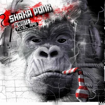 The White Pixel Ape (Smoking Isolate to Keep in Shape) by Shaka Ponk