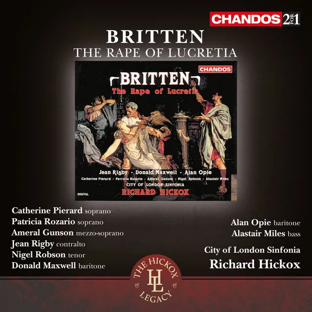 The Rape of Lucretia, Op. 37, Act I Scene 2: Time turns upon the hands of women (Lucretia, Bianca, Lucia, Female Chorus)