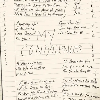 My Condolences by D.R.E.