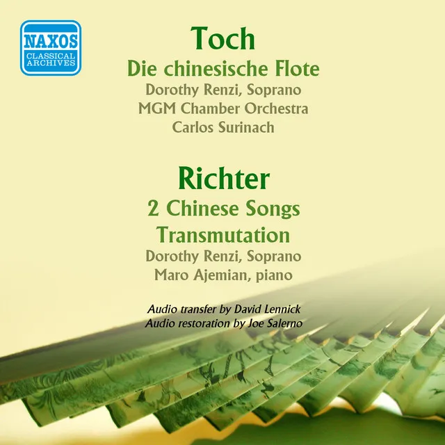 Die chinesische Flote, Op. 29: No. 3. Schreitend, marschmassig