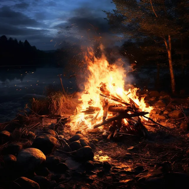 Peaceful Fire Soundscape Soothes