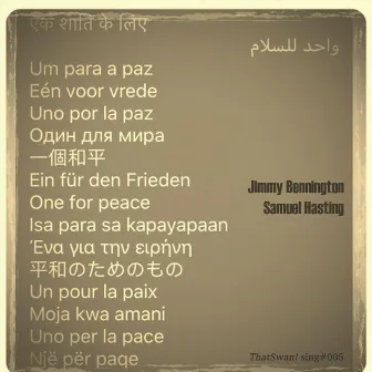 One for Peace by Jimmy Bennington