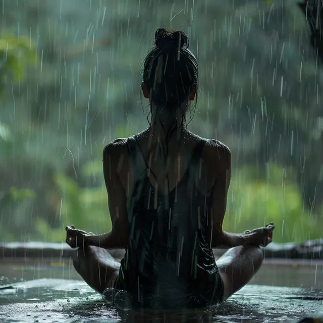 Armonía En La Lluvia: Música Acústica Para Yoga