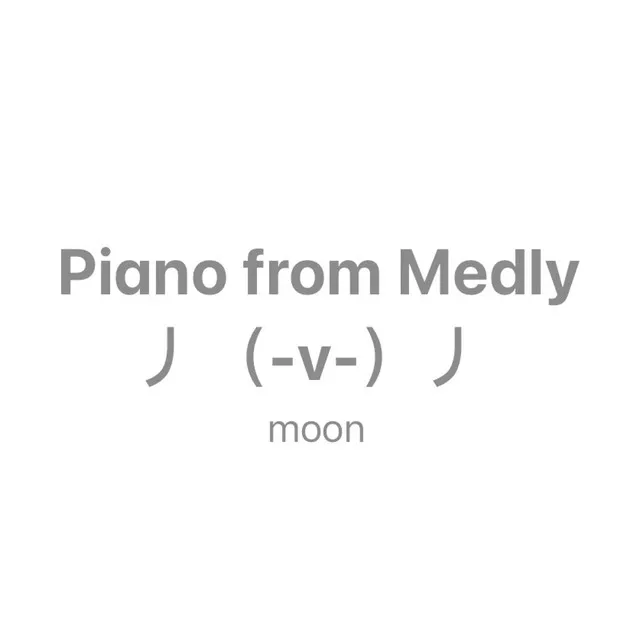 Piano from Medly