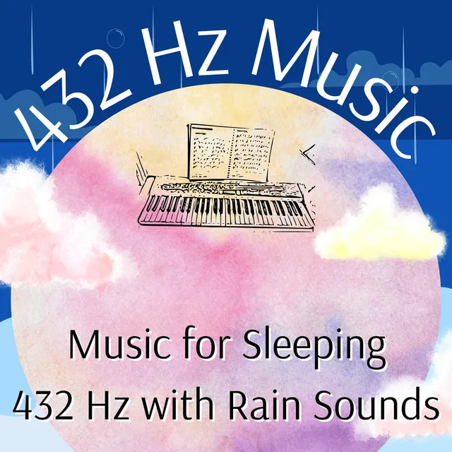 432 Hz Silky Clouds (with Rain Sound)