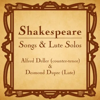 Shakespeare: Songs & Lute Solos by William Shakespeare