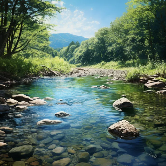 Concentration Boost by the Babbling Brook