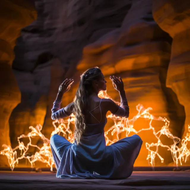 Yoga and Crackling Flames: Gentle Binaural Music for Mindful Movement