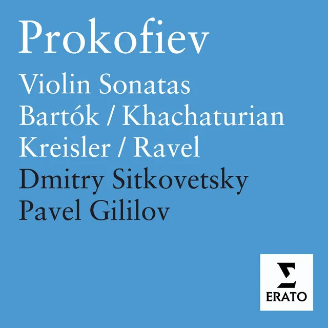 Prokofiev: Sonata for Solo Violin in D Major, Op. 115: II. Andante dolce