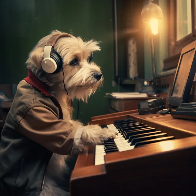 Piano Harmony Evening Puppies