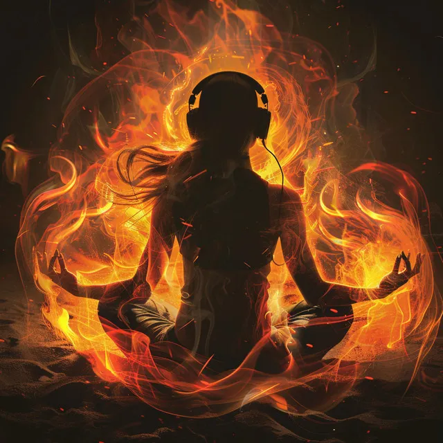 Flame's Flow: Fiery Yoga Music