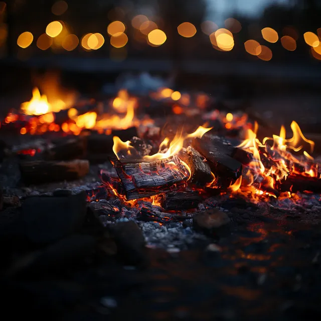 Armonía Del Spa A La Luz Del Fuego: Felicidad Musical Para La Relajación