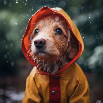 Paseo Bajo La Lluvia: Armonía Juguetona De Perros by Gotas de lluvia para calmar a los perros