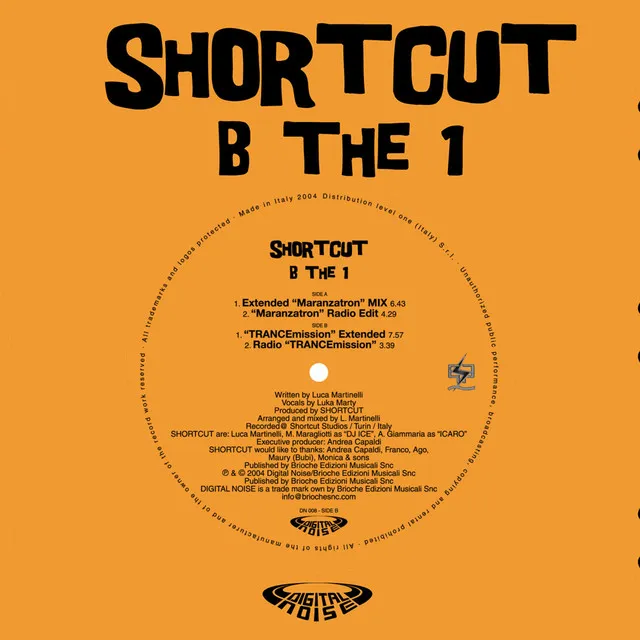 B the 1 - Shortcut Remix - "Trancemission" Extended