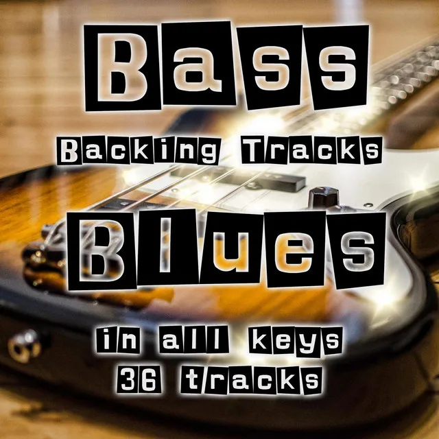 C - Shuffle Blues Backing Track - 100 bpm no Bass