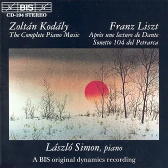 Kodaly / Liszt: Piano Music by Laszlo Simon