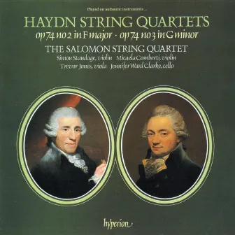 Haydn: String Quartets, Op. 74 Nos. 2 & 3 (On Period Instruments) by Salomon Quartet