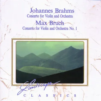 Johannes Brahms: Konzert für Violine & Orchester, op. 77 & Max Bruch: Konzert für Violine & Orchester, op. 26 by Wilhelm Melcher