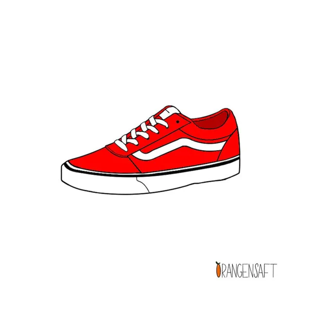 Vans in Rot