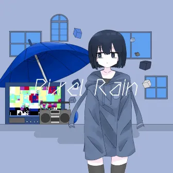 Pixel Rain by nejimaki