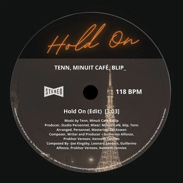 Hold On (Minuit Cafe & blip_ Edit)