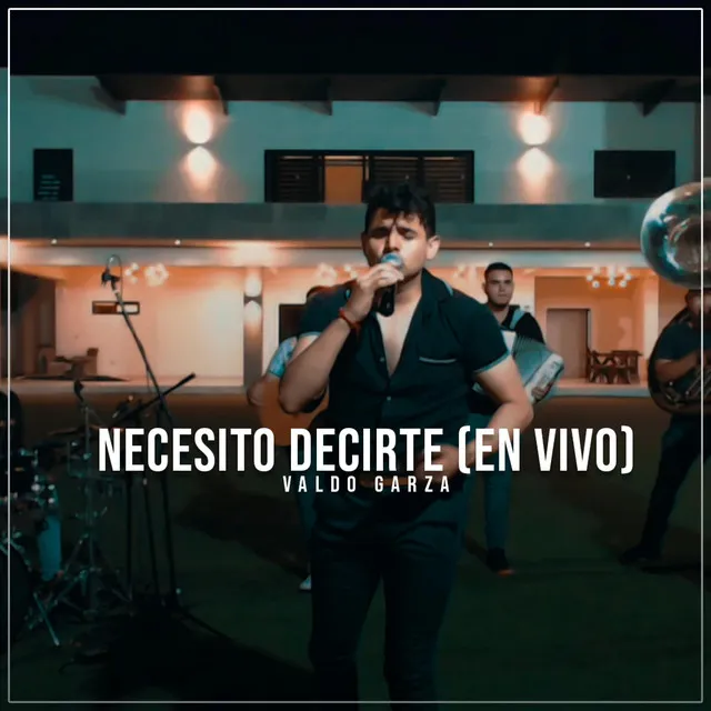 Necesito decirte - En vivo