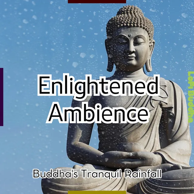 Enlightened Ambience: Buddha's Tranquil Rainfall