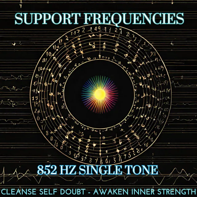 852 hz Frequency - Single Tone - Cleanse Self Doubt - Awaken Inner Strength