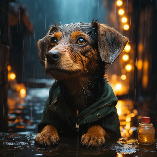 Música Combinada Con Lluvia: Gotas De Lluvia Calmantes Para Perros