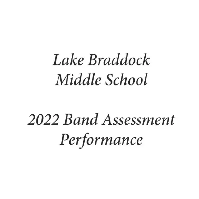 Lake Braddock Secondary School Cadet/Bruin Band