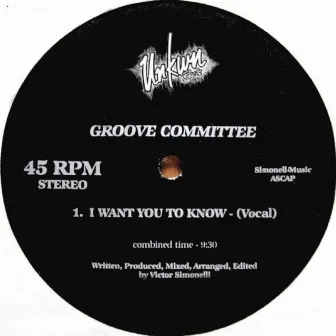 I Want You to Know by Groove Committee