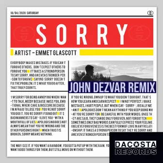 Sorry by Emmet Glascott