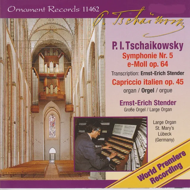 Symphony No. 5 in E Minor, Op. 64: III. Valse. Allegro moderato - Organ Version