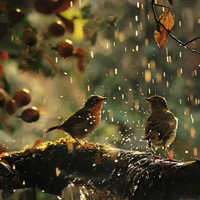 Nature's Lullaby: Binaural Rain and Birds for Sleep