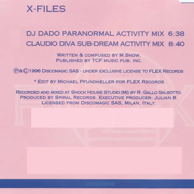 X Files - Dj Dado Paranormal Activity Mix