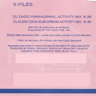 X Files - Single by DJ Dado