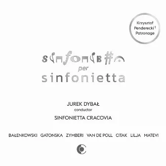 Sinfonietta per sinfonietta by Jurek Dybal