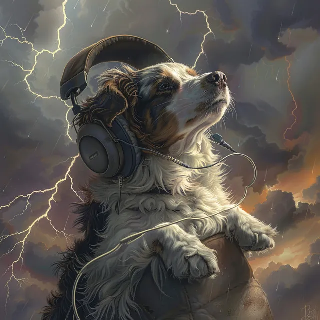 Joyful Thunder: Dogs Relaxation Sounds