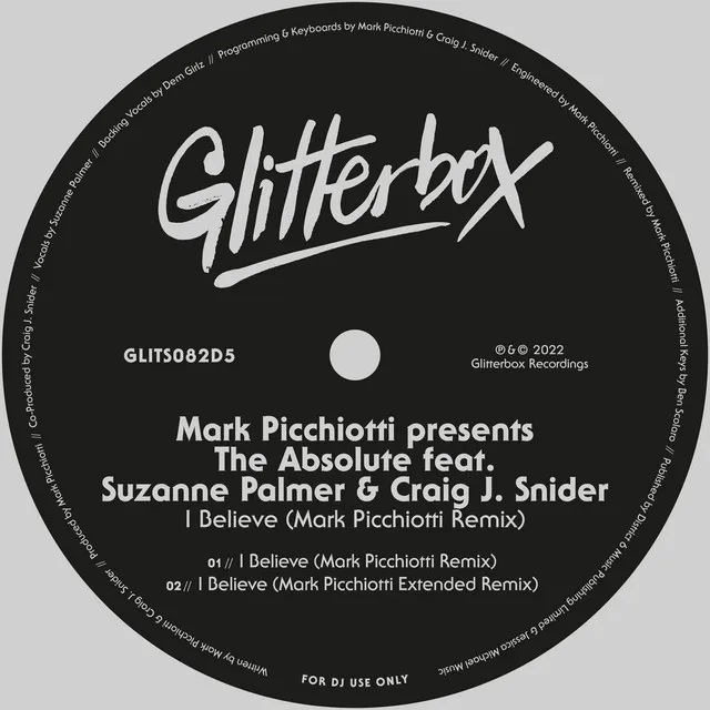 I Believe (feat. Suzanne Palmer & Craig J. Snider) - Mark Picchiotti Extended Remix