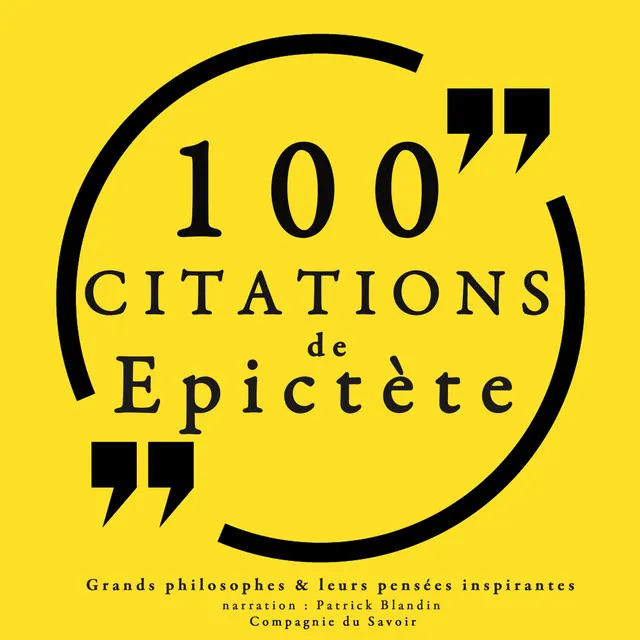 100 citations d'Epictète (Collection 100 citations)