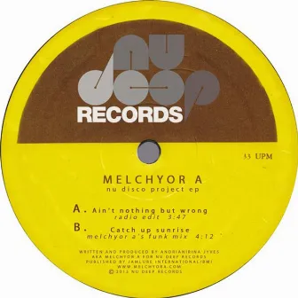 Nu Disco Project EP by Melchyor A