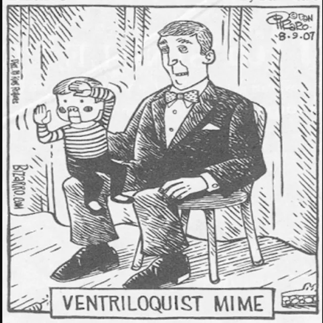 Ventriloquist and the Mime