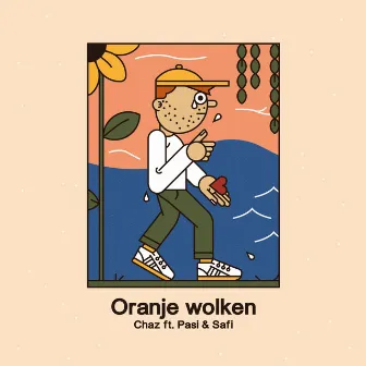 Oranje Wolken by Chaz