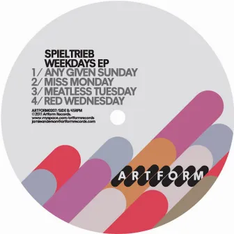 Weekdays - EP by spieltrieb