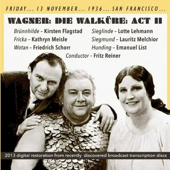 Wagner: Die Walküre, Act II (1936) by San Francisco Opera Orchestra