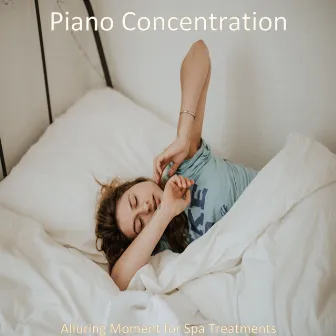 Alluring Moment for Spa Treatments by Piano Concentration