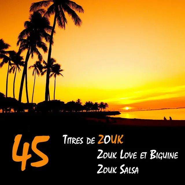 45 Titres de Zouk, Zouk Love, Zouk Salsa et Biguine