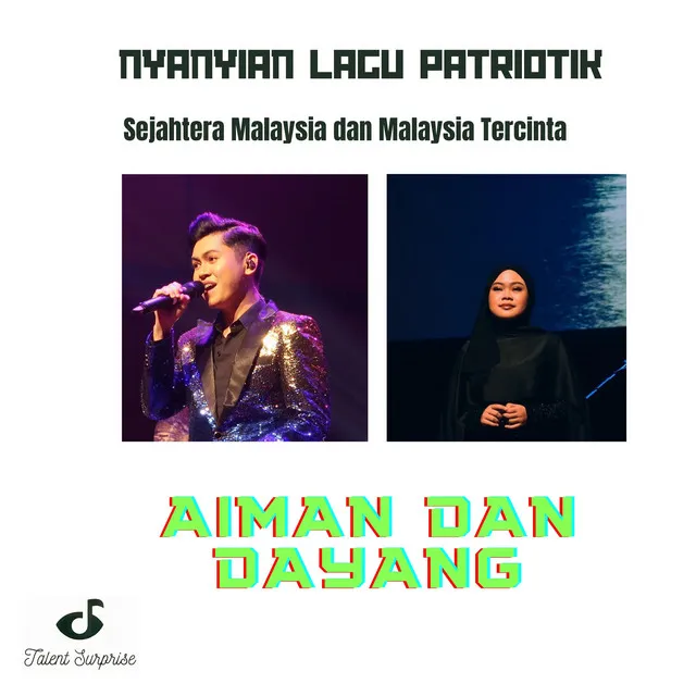 Nyanyian Lagu Patriotik Bersama Aiman Dan Dayang