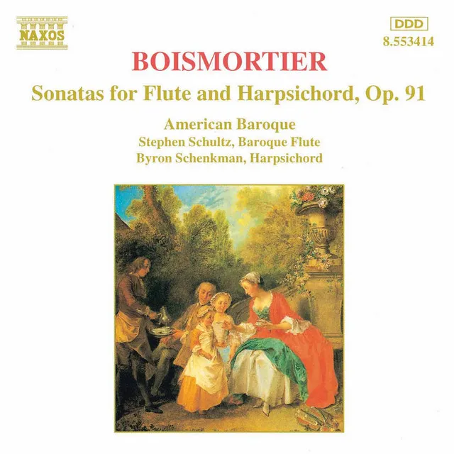 Boismortier: Sonatas for Flute and Harpsichord, Op. 91